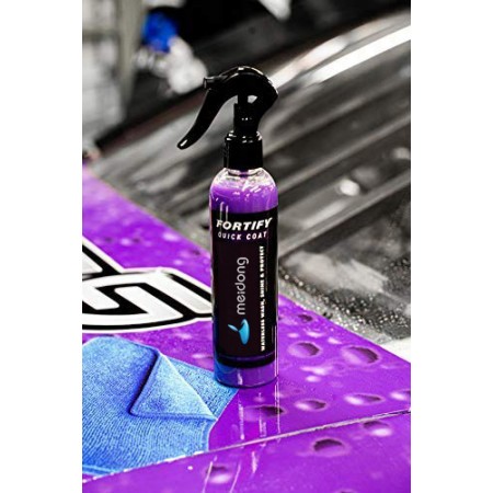 Meidong Fortify Quick Coat – Ceramic Coating - Car Wax Spray - Waterless Car Wash & Wax - Hydrophobic Top Coat Polish & Polymer Paint Sealant Protection